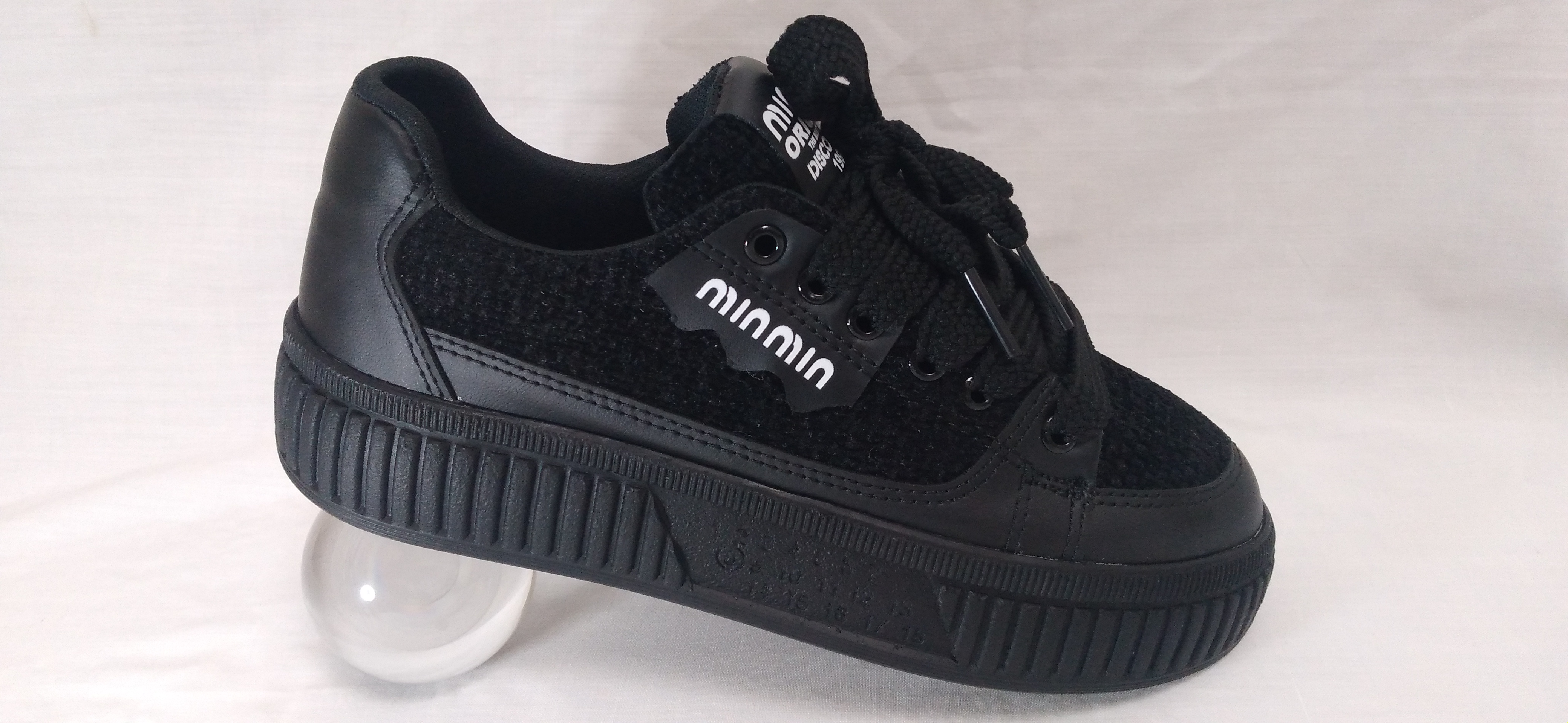 کفش دخترانه ونس اسپرت  کنفی مشکی کد108