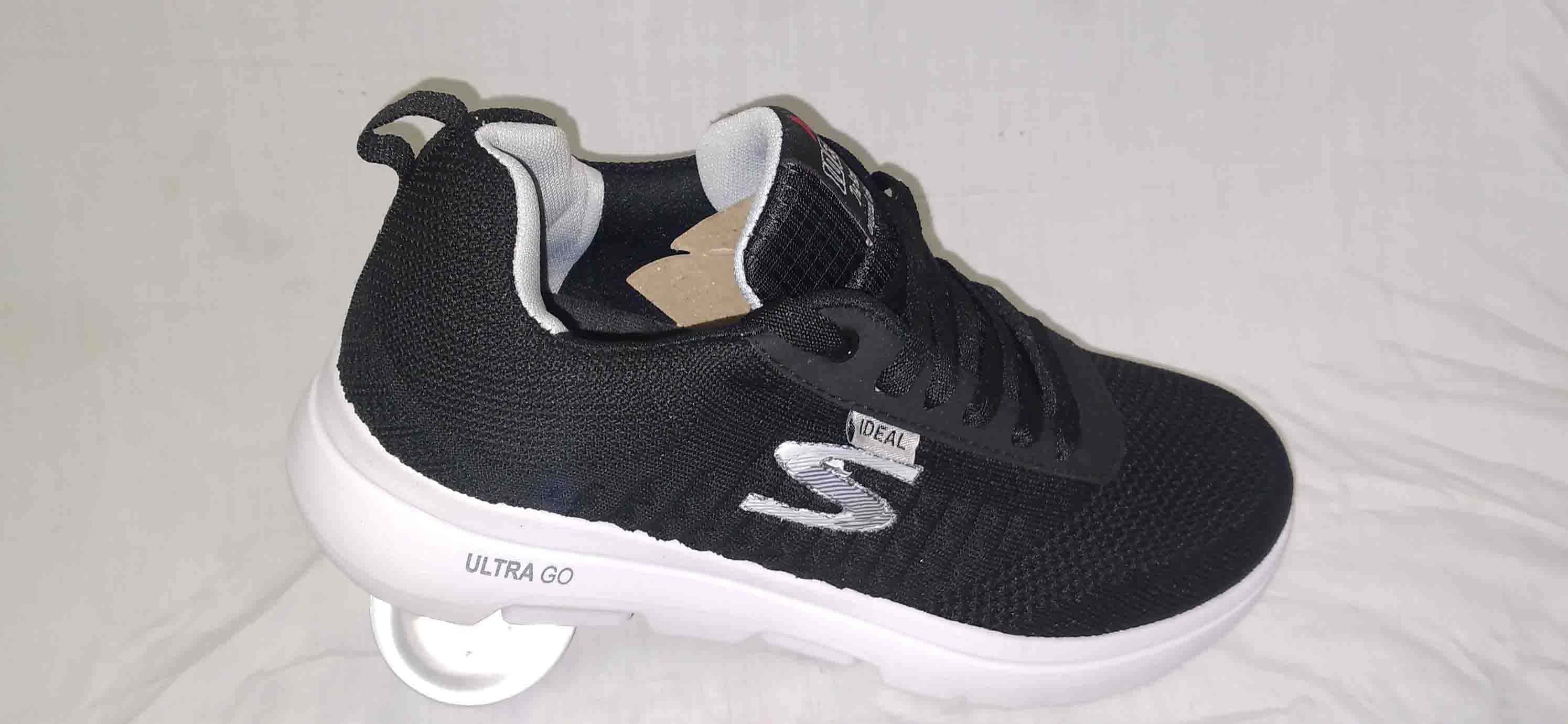 اسکیچرز مردانه مشکی بند دار کد 202