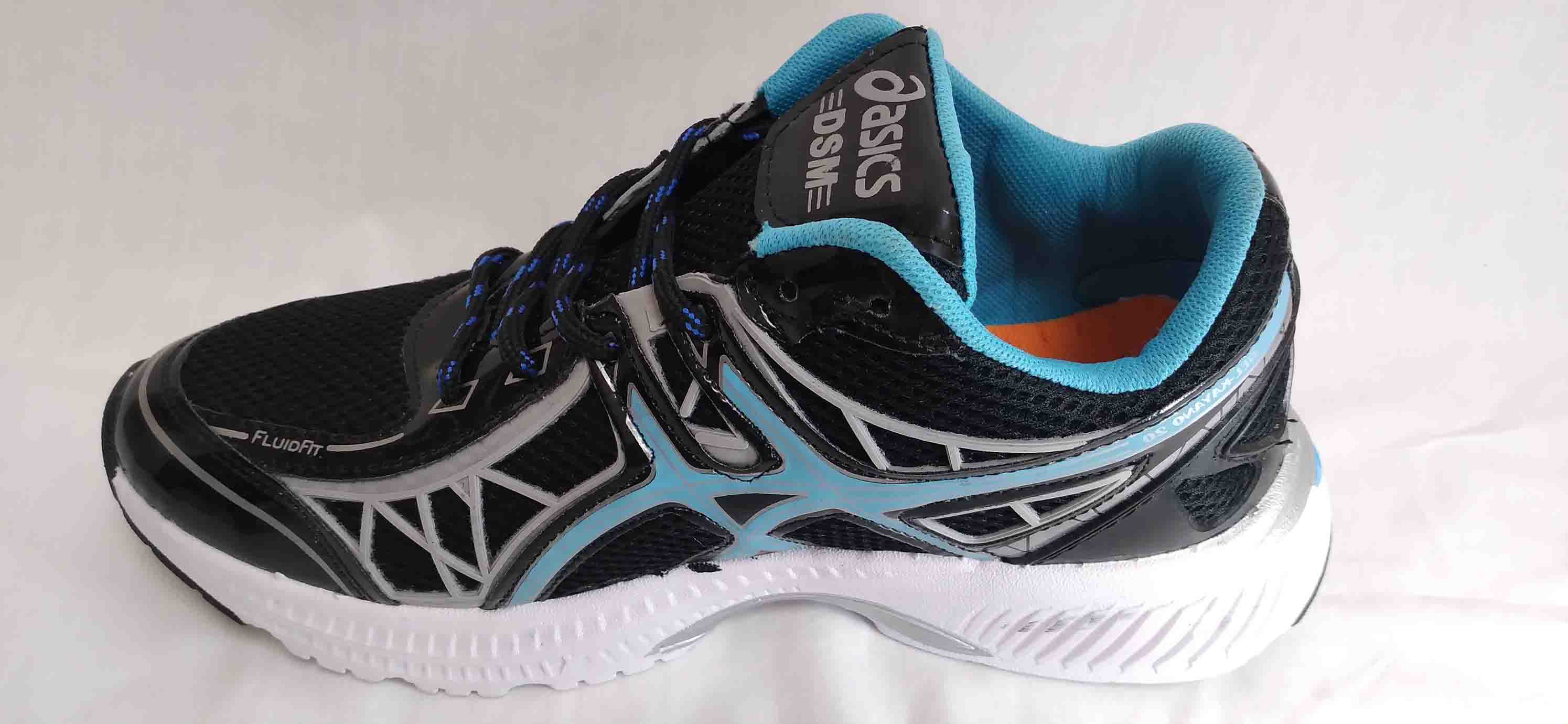 کتونی اسیکس مشکی آبی کد155