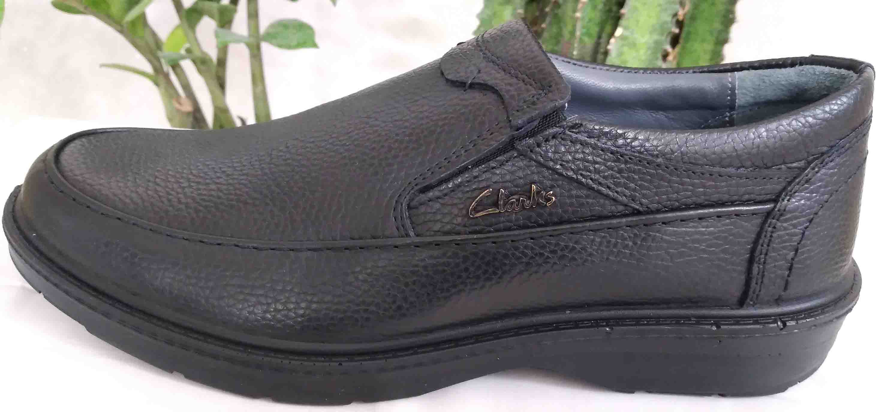 کفش چرمی مردانه بدون بند کورش کد289