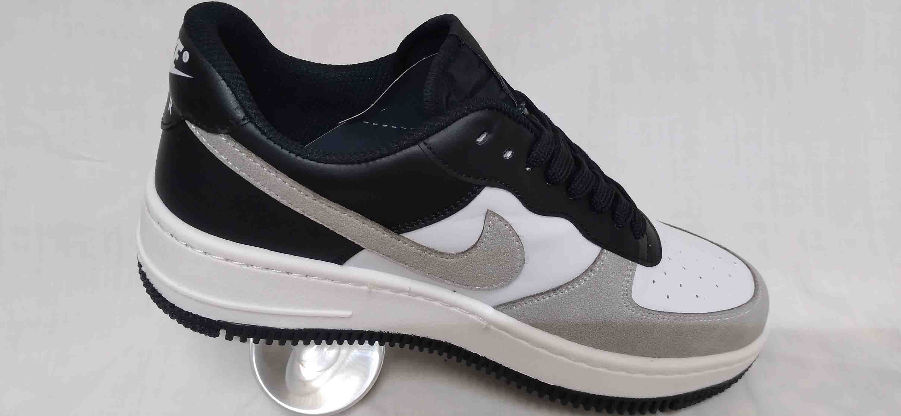 کتونی جردن وان ایر فورس سفید مشکی کد 188