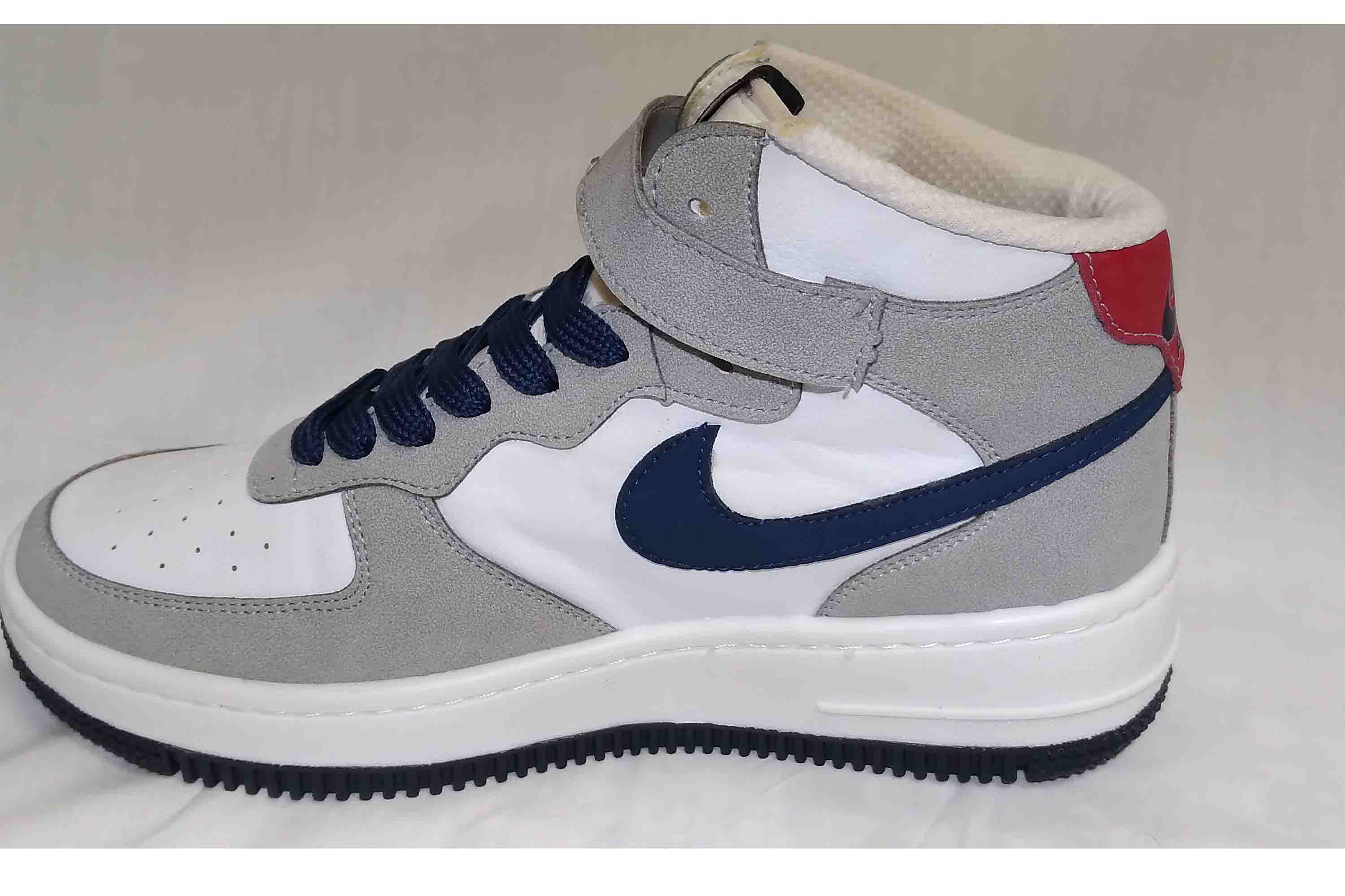 نایک جردن ایر فورس ساقدار سفید طوسی کد166