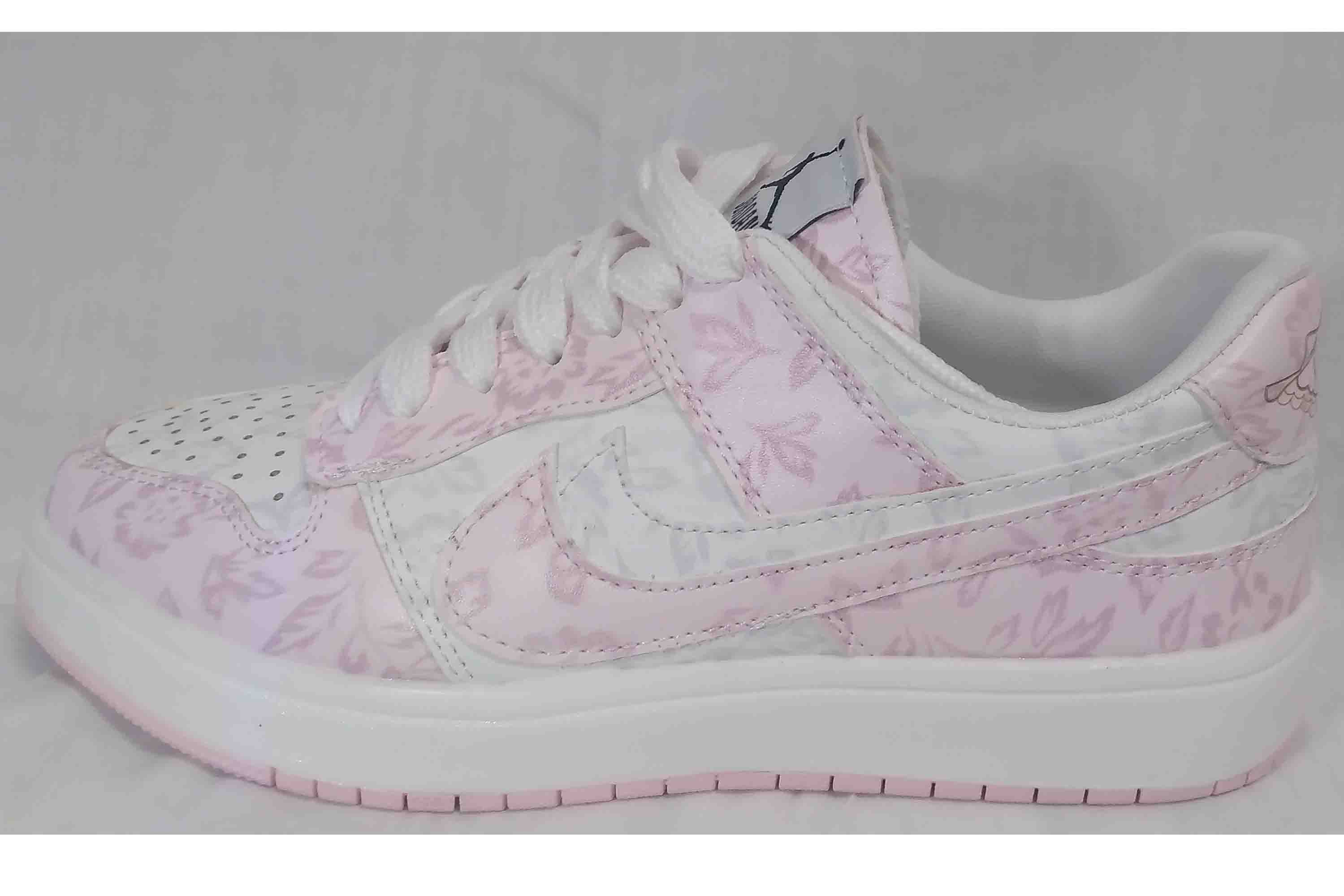 جردن وان دخترانه سفید صورتی کد170