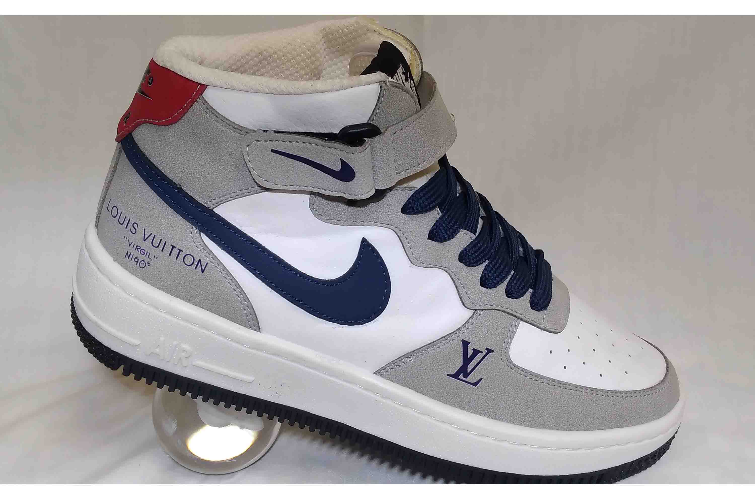 نایک جردن ایر فورس ساقدار سفید طوسی کد166