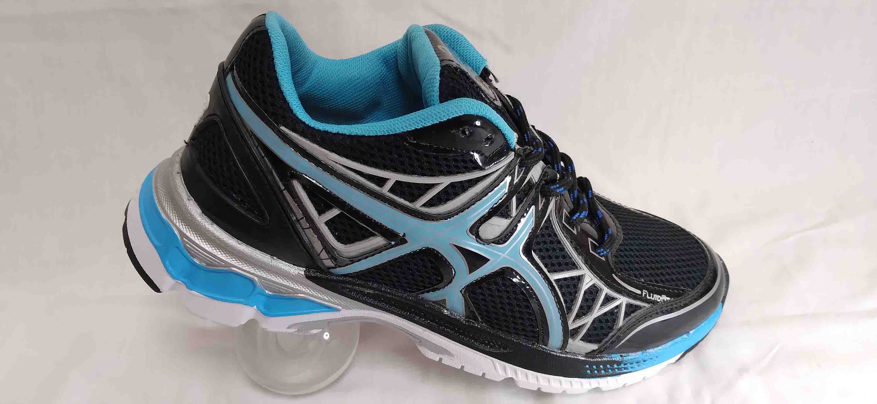 کتونی اسیکس مشکی آبی کد155