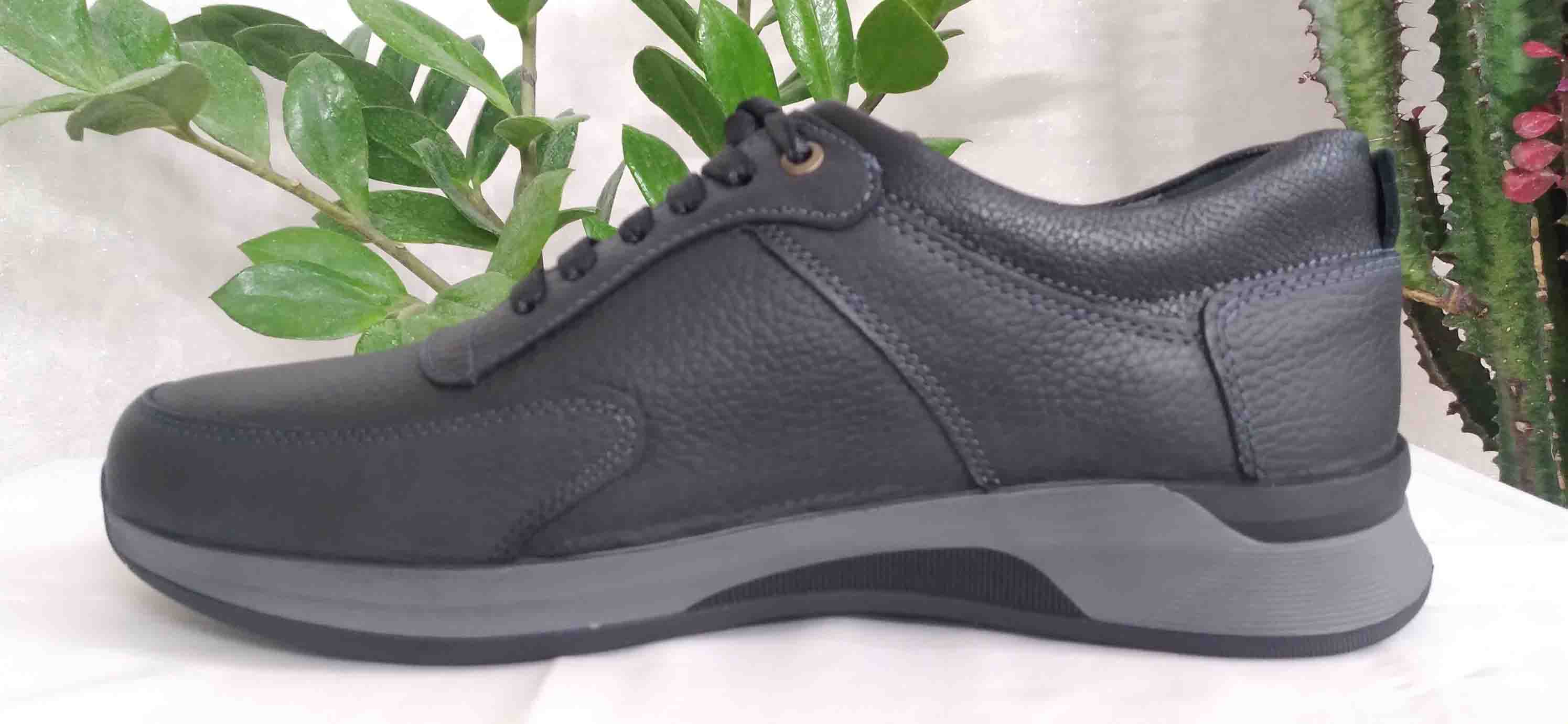 کفش مردانه چرمی بند دار شیرزاد کد 282