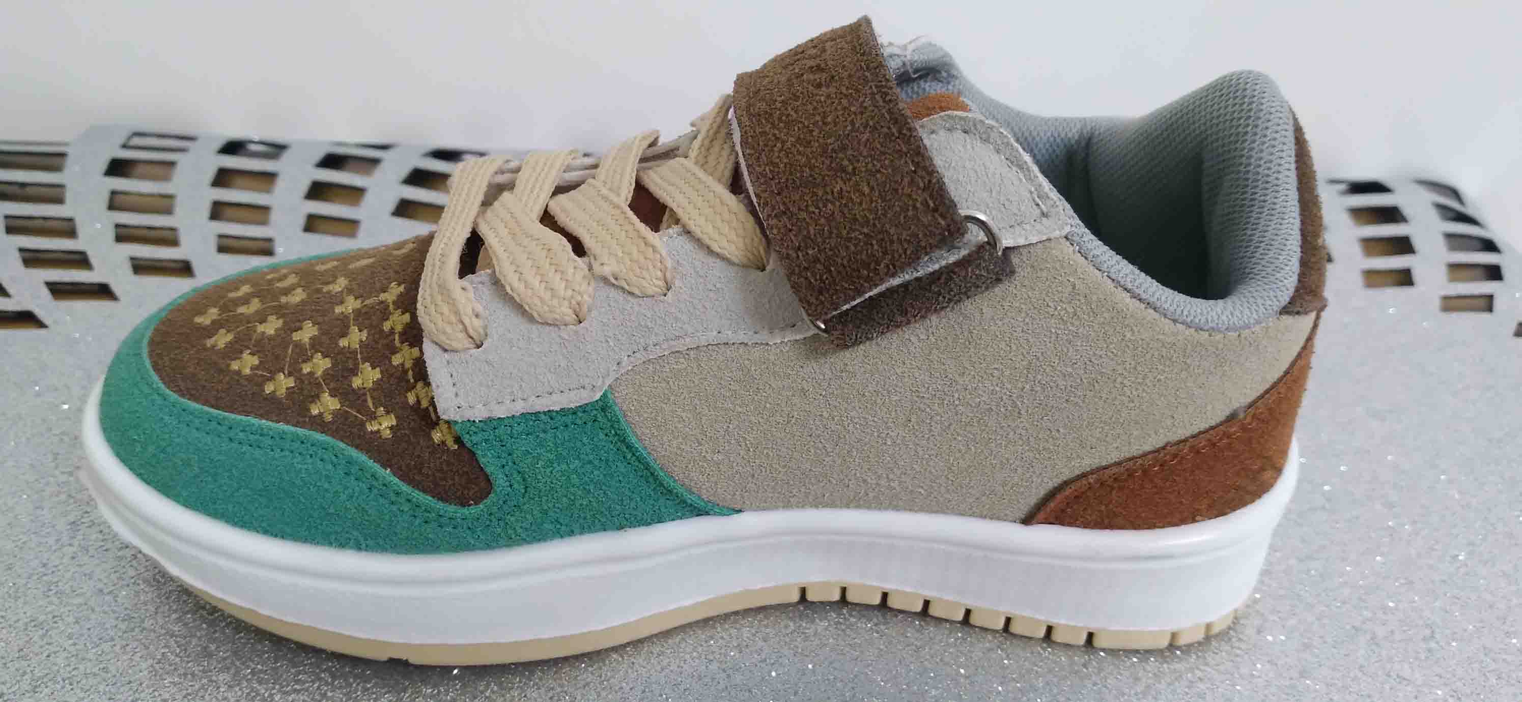 کتونی نایک جردن پسرانه سبز طوسی کد255