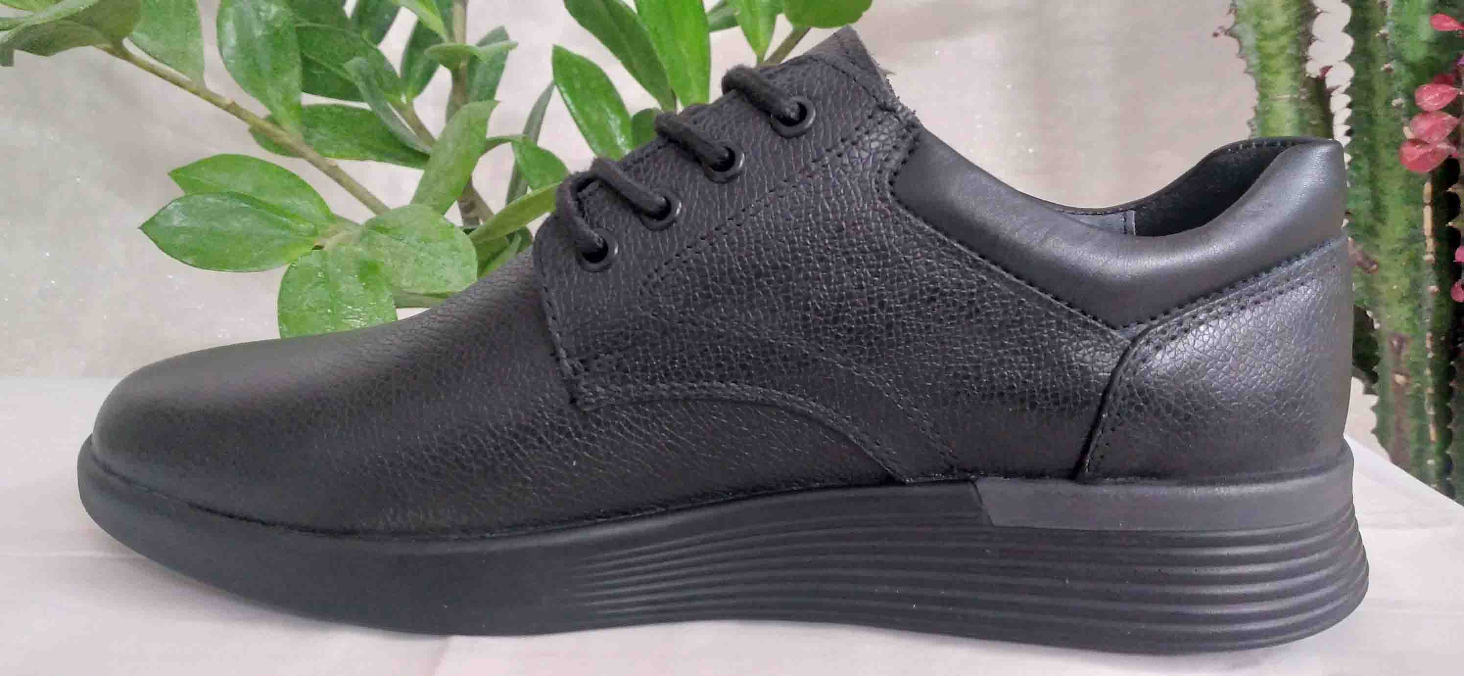 کفش چرمی مردانه دلپا بند دار کد 281