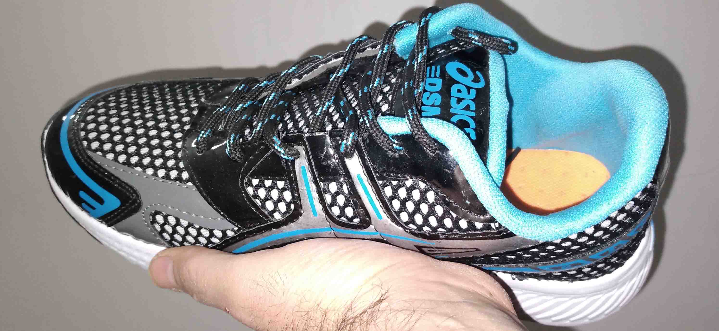 کتونی اسیکس مشکی طوسی کد 204