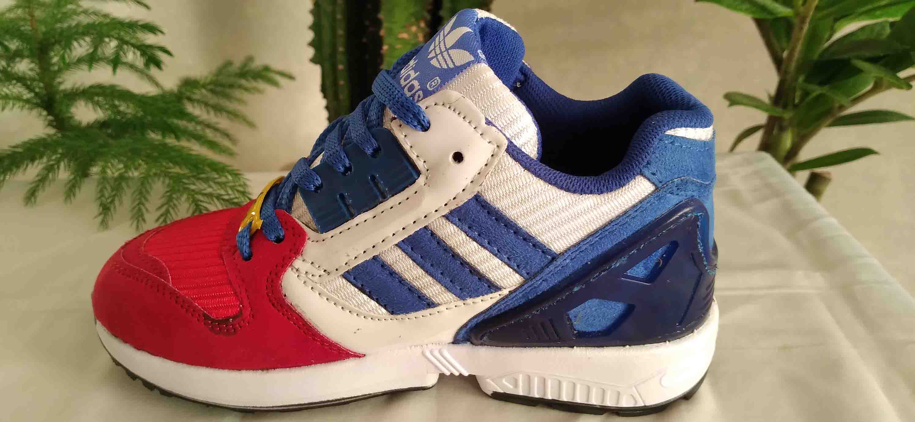 کتونی آدی داس سفید قرمز کد267